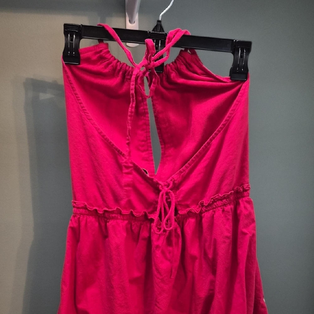 Red Embroidered Dress - Picture 6 of 8